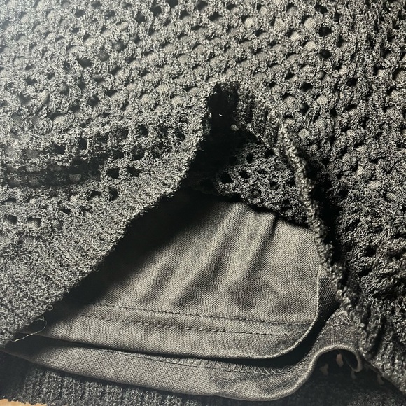 Talulah Black Knit Shorts, 2.5” inseam, lined size Small - Picture 4 of 6